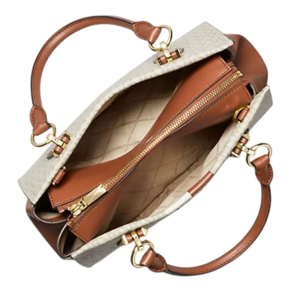 MICHAEL MICHAEL KORS
Marilyn Medium Logo Stripe Satchel - Picture 4 of 8